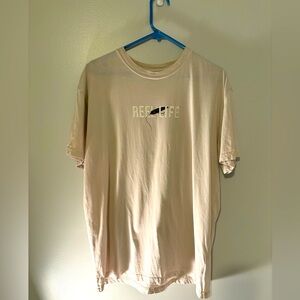Reel life mens tshirt 100% cotton size large